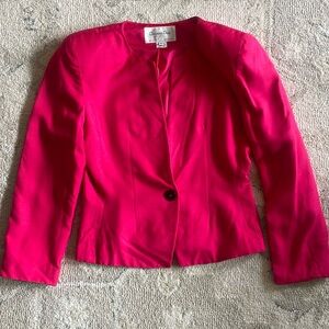 Christian Dior le suit vintage pink blazer size 8